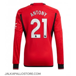 Manchester United Antony #21 Kotipaita 2023-24 Pitkähihainen